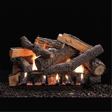 MOBILIARIO 24 in. Refractory Log Set - 13 Piece MO1718728